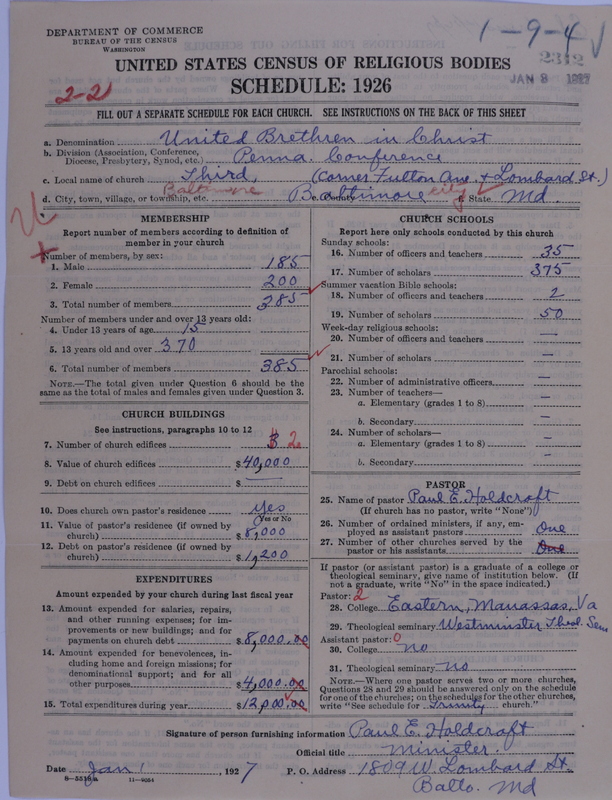 Scan of Church of the United Brethren in Christ: 2312