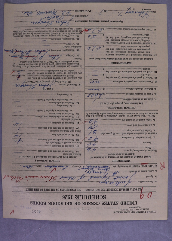 Scan of Synod of the Reformed Presbyterian Church of North America: 436