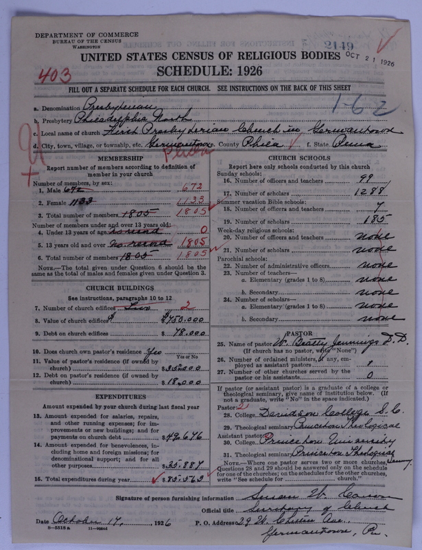 Scan of Presbyterian Church in the United States of America: 2149