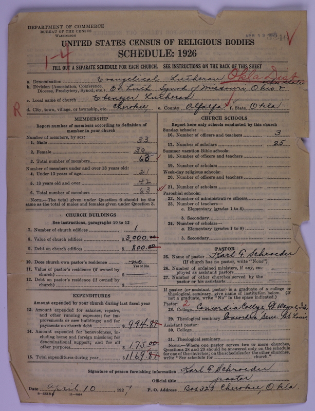 Scan of Evangelical Lutheran Synodical Conference of America: Evangelical Lutheran Synod of Missouri, Ohio, and Other States: 3246