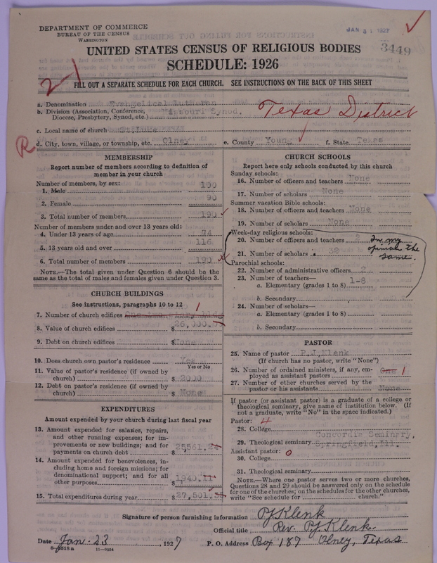 Scan of Evangelical Lutheran Synodical Conference of America: Evangelical Lutheran Synod of Missouri, Ohio, and Other States: 3449