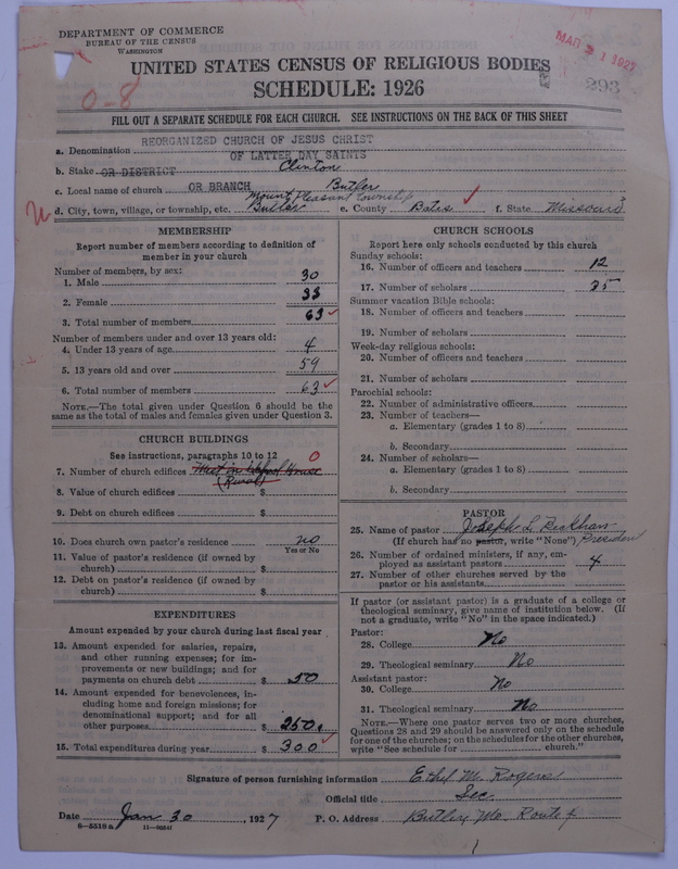 Scan of Reorganized Church of Jesus Christ of Latter Day Saints: 293