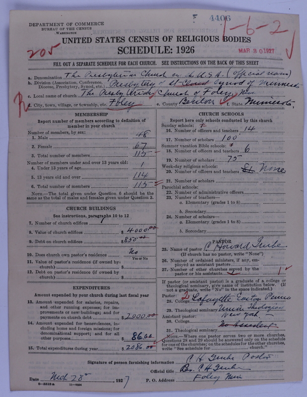 Scan of Presbyterian Church in the United States of America: 4406