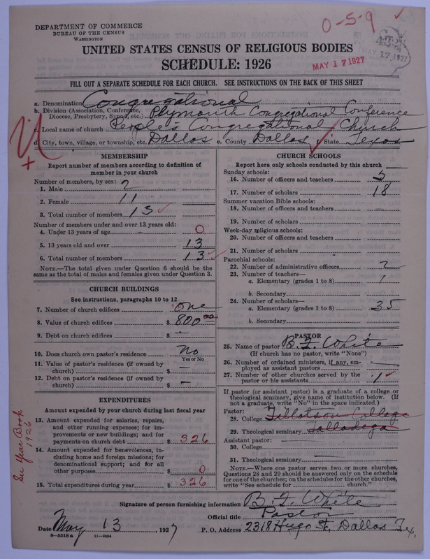 Scan of Congregational Churches: 4323