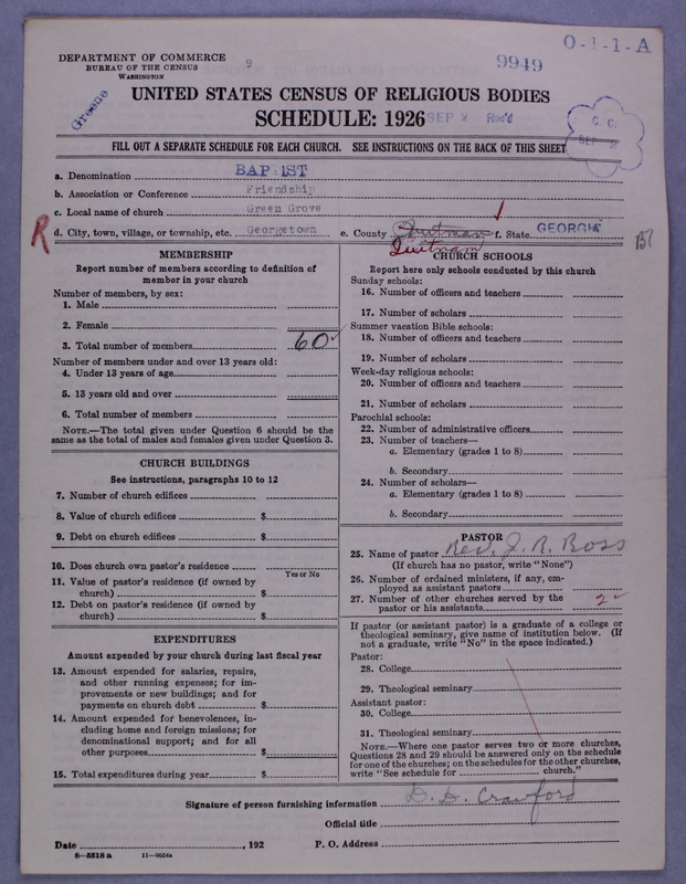 Scan of Negro Baptists: 9949