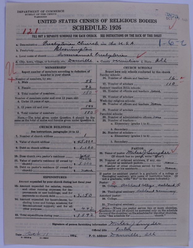 Scan of Presbyterian Church in the United States of America: 3875