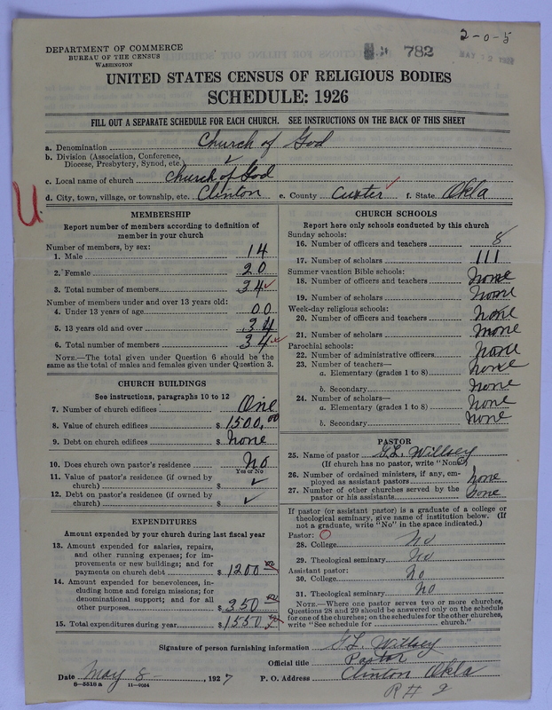 Scan of Church of God (Headquarters, Anderson, Ind.): 782
