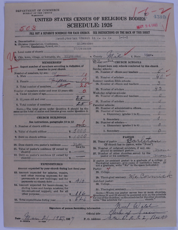 Scan of Presbyterian Church in the United States of America: 4310