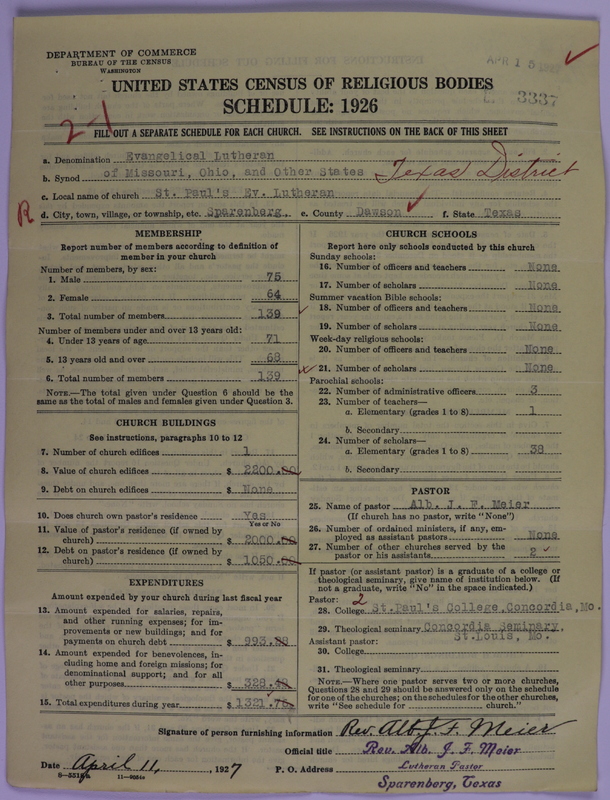 Scan of Evangelical Lutheran Synodical Conference of America: Evangelical Lutheran Synod of Missouri, Ohio, and Other States: 3337