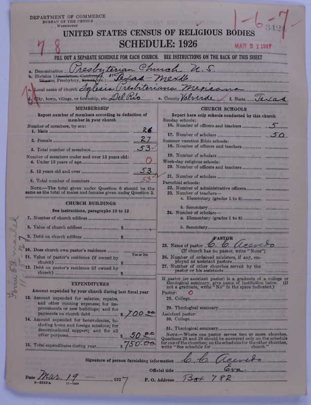 Scan of Presbyterian Church in the United States: 3424