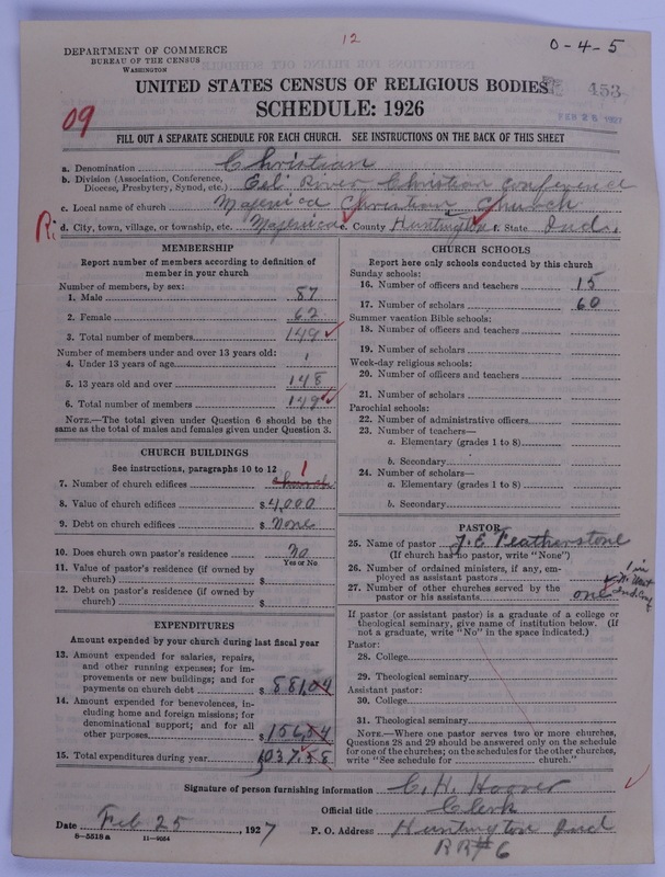 Scan of Christian Church (General Convention of the Christian Church): 453