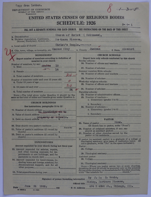 Scan of Church of Christ (Holiness) U.S.A.: 8