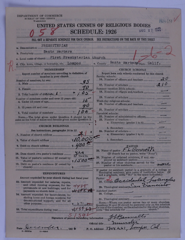 Scan of Presbyterian Church in the United States of America: 8849