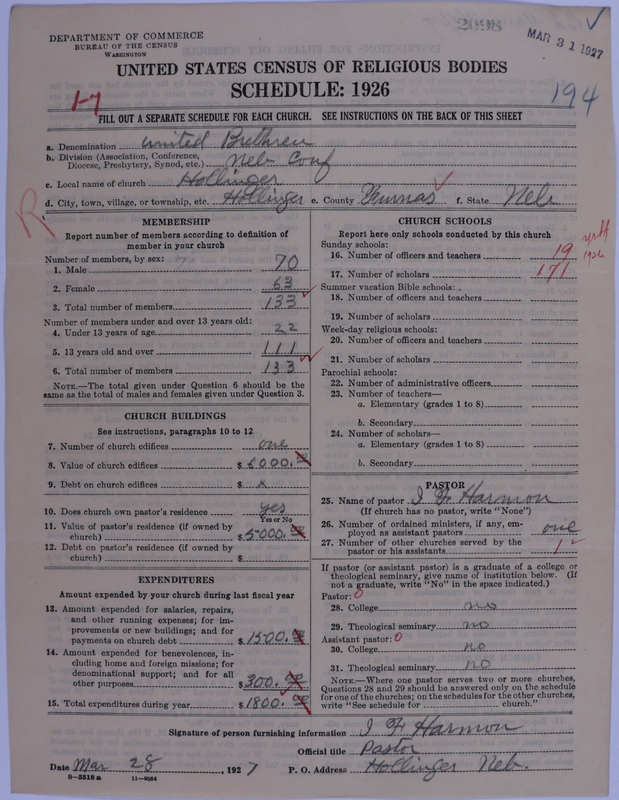 Scan of Church of the United Brethren in Christ: 2098
