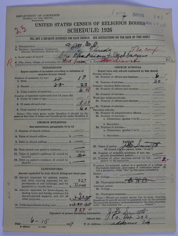 Scan of African Methodist Episcopal Church: 3681