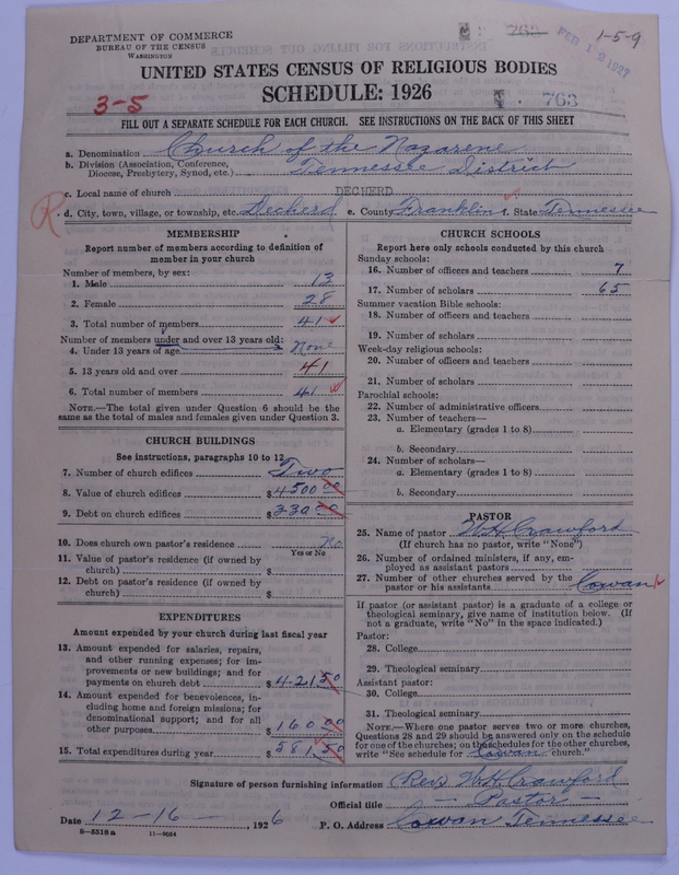 Scan of Church of the Nazarene: 763