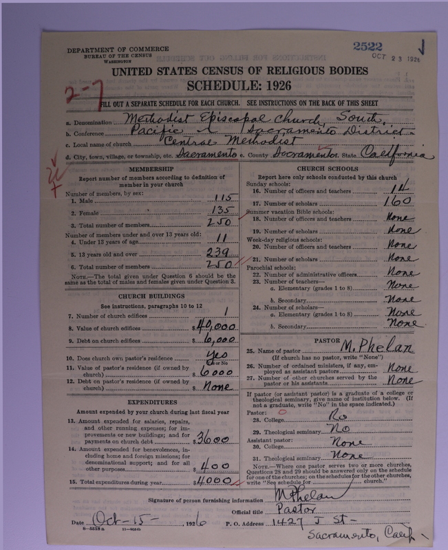 Scan of Methodist Episcopal Church, South: 2522
