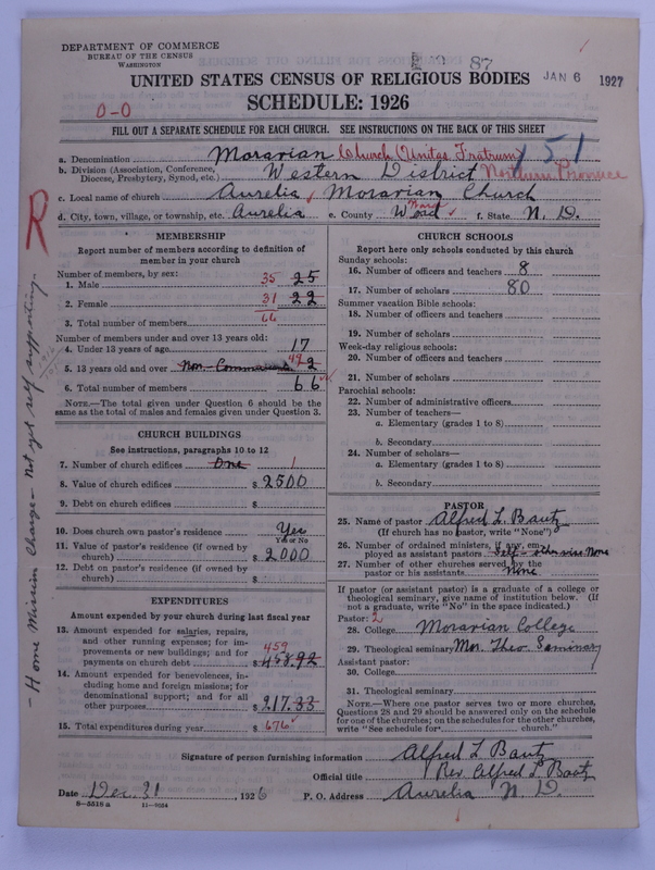 Scan of Moravian Church in America: 87