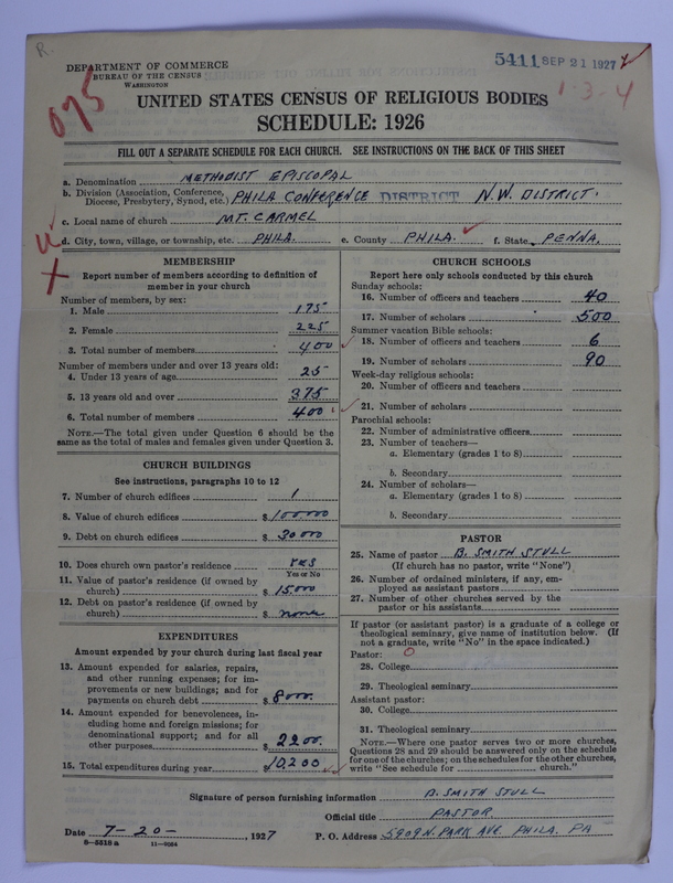 Scan of Methodist Episcopal Church: 5410