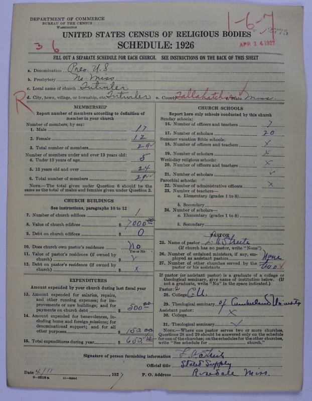 Scan of Presbyterian Church in the United States: 2775