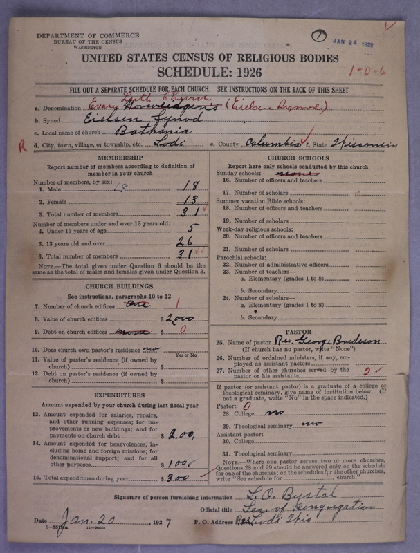 Scan of Evangelical Lutheran Church in America (Eielsen Synod): 1