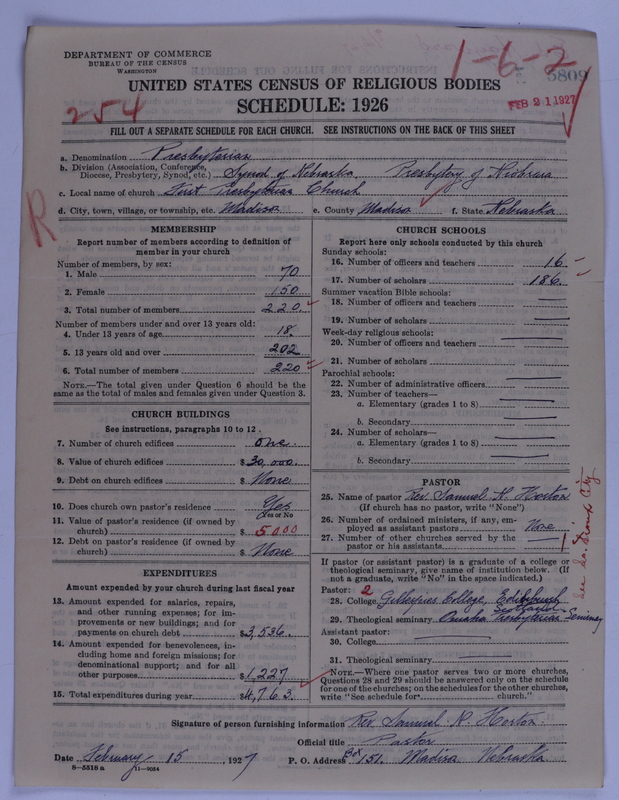 Scan of Presbyterian Church in the United States of America: 5809