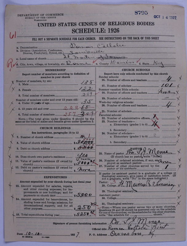 Scan of Roman Catholic Church: 8795