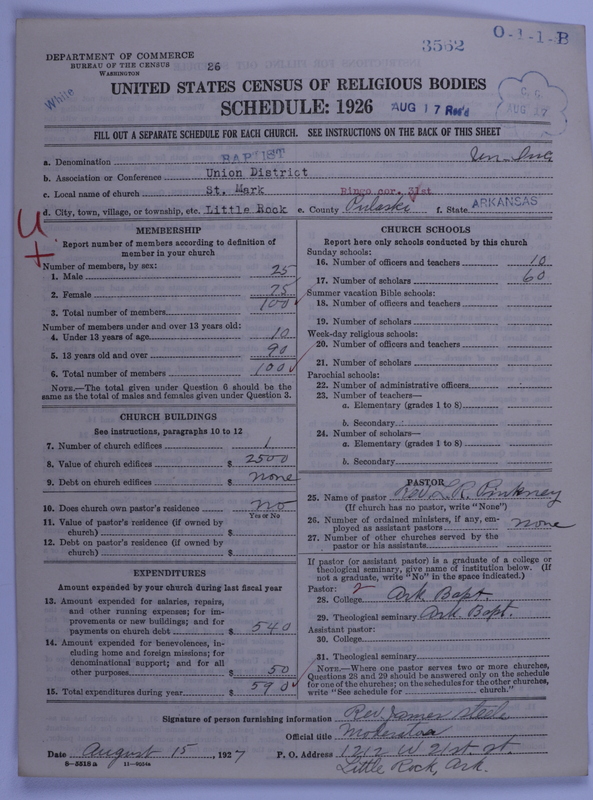 Scan of Negro Baptists: 3562
