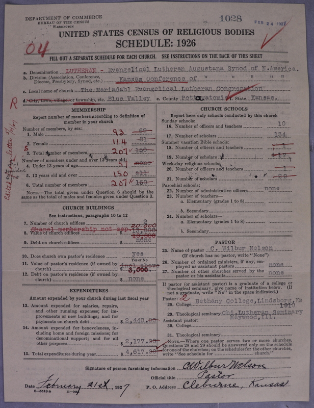 Scan of Evangelical Lutheran Augustana Synod of North America: 1028