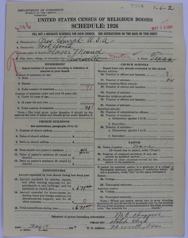 Scan of Presbyterian Church in the United States of America: 7564