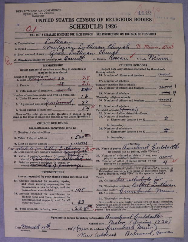 Scan of Norwegian Lutheran Church of America: 1112