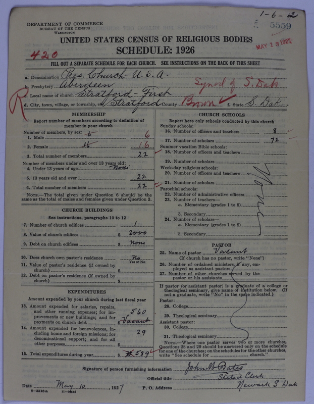 Scan of Presbyterian Church in the United States of America: 5559