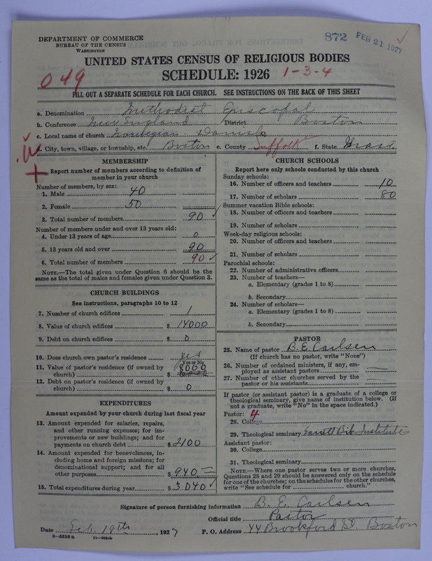 Scan of Methodist Episcopal Church: 872