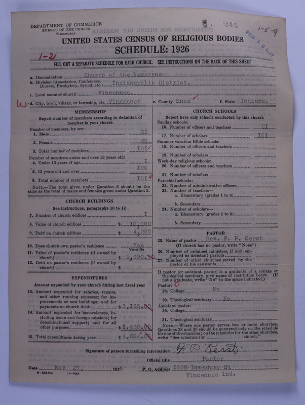 Scan of Church of the Nazarene: 244