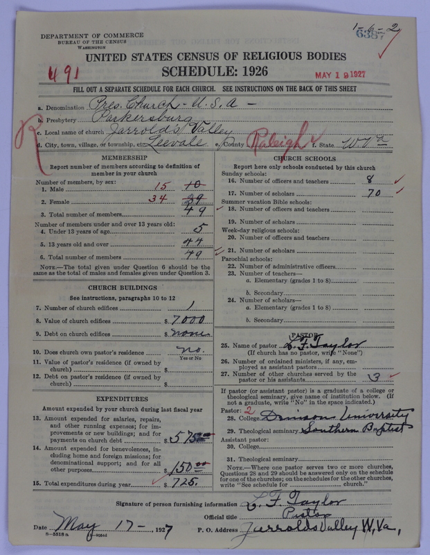 Scan of Presbyterian Church in the United States of America: 6387