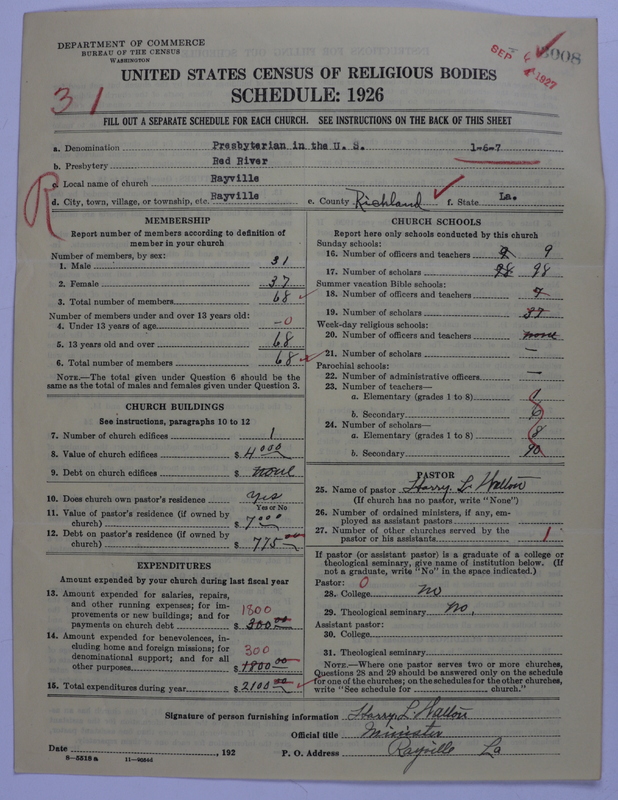 Scan of Presbyterian Church in the United States: 3008