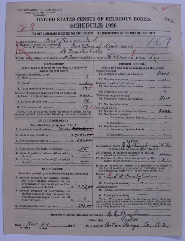 Scan of Presbyterian Church in the United States: 3036