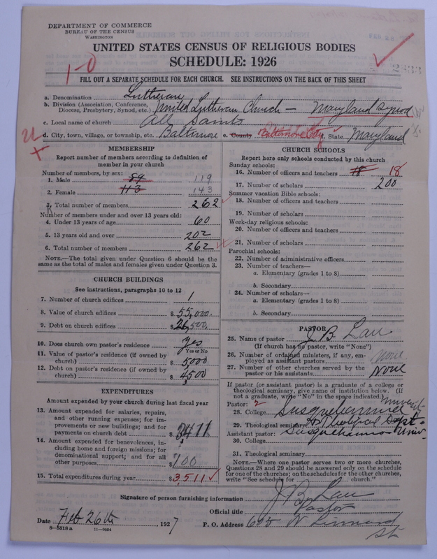 Scan of United Lutheran Church in America: 2833