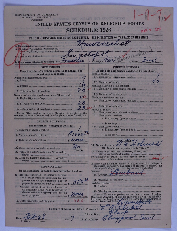 Scan of Universalist Church: 348