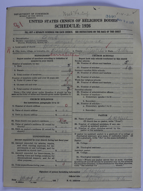 Scan of African Methodist Episcopal Church: 3440