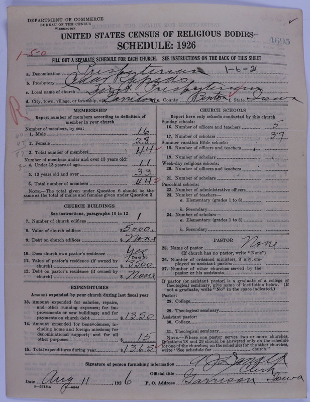 Scan of Presbyterian Church in the United States of America: 4695