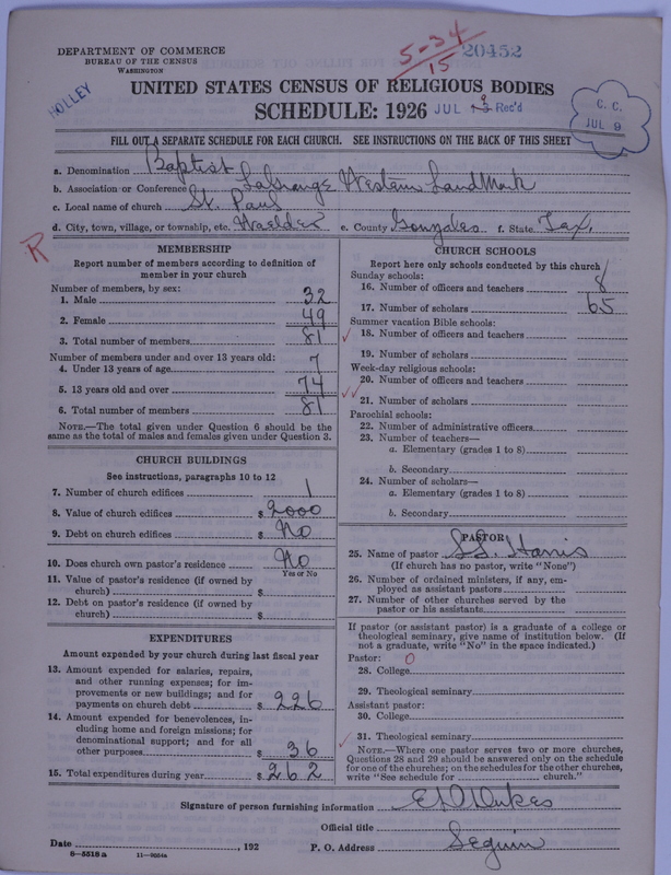 Scan of Negro Baptists: 20452