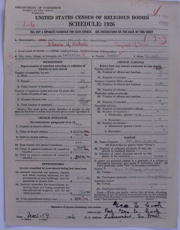 Scan of Reformed Church in America: 689