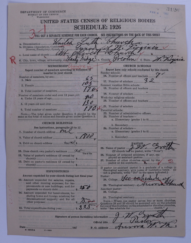 Scan of United Lutheran Church in America: 3126