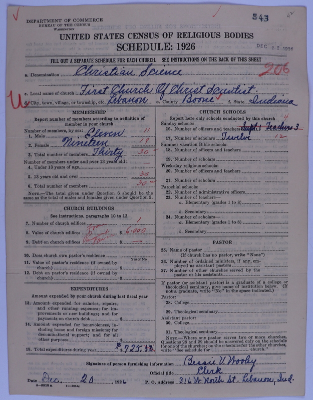 Scan of Church of Christ, Scientist: 543