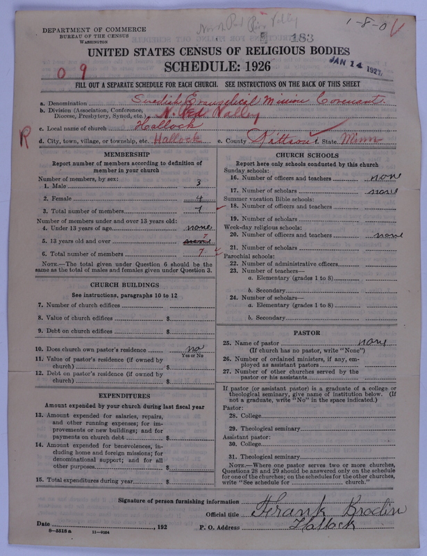 Scan of Swedish Evangelical Mission Covenant of America: 183