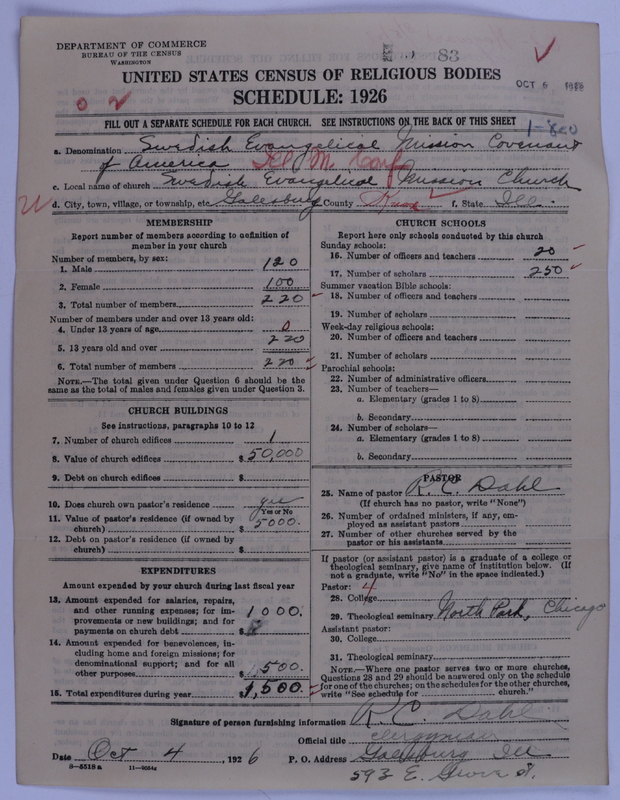 Scan of Swedish Evangelical Mission Covenant of America: 83