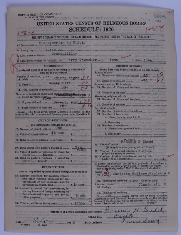 Scan of Presbyterian Church in the United States of America: 5008