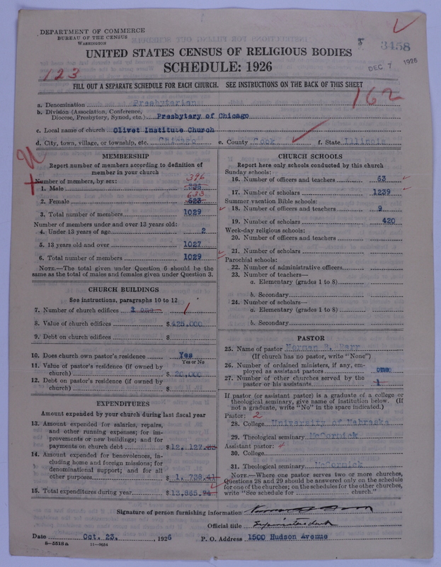Scan of Presbyterian Church in the United States of America: 3458