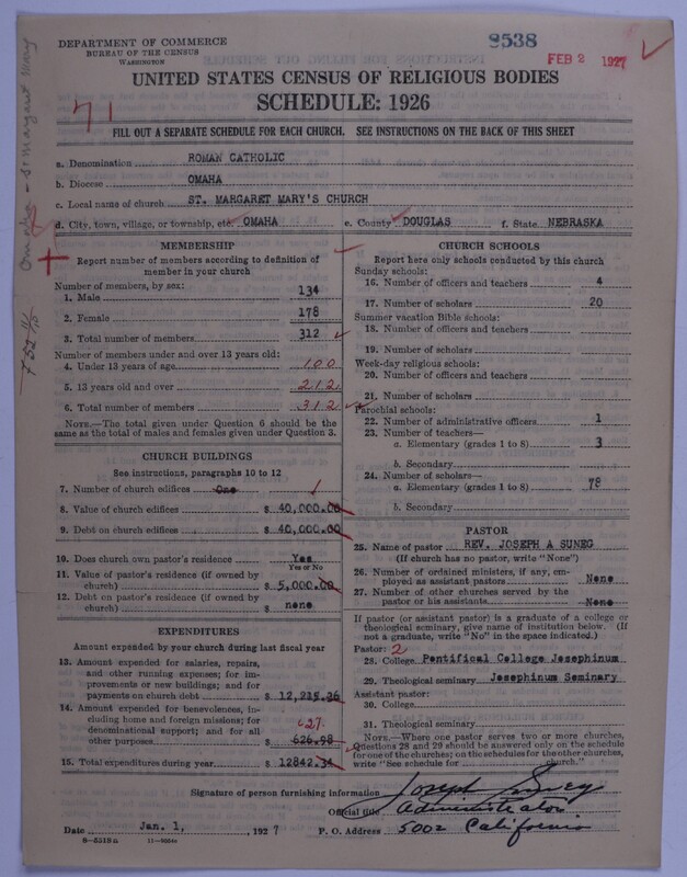 Scan of Roman Catholic Church: 8538